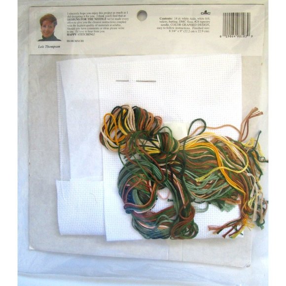 Cross Stitch Kit Designs for the Needle-Corner Critters Sitters #8103 Slum. Bear - Picture 4 of 6